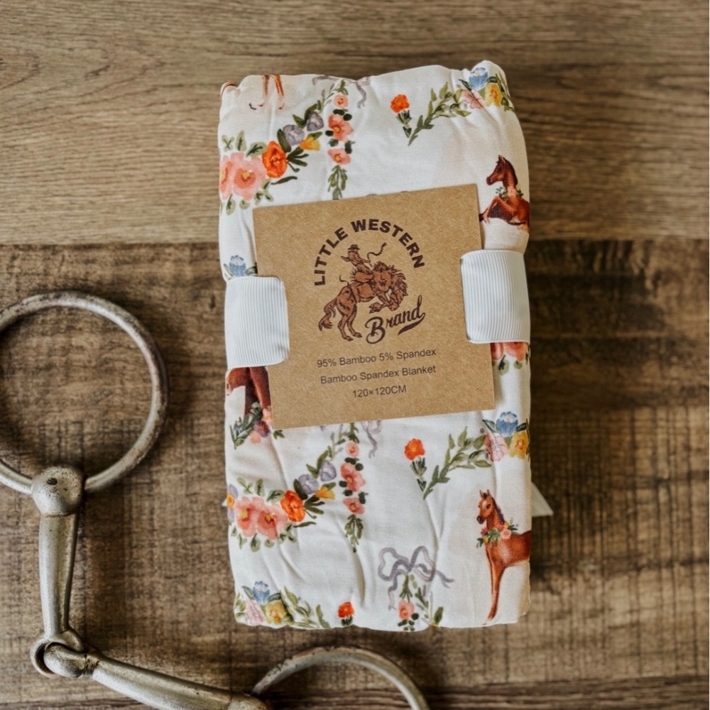 Painted Foal Bamboo Swaddle